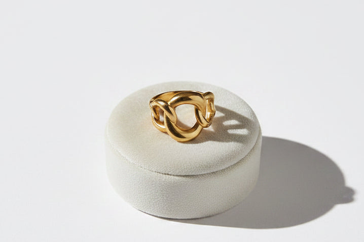 Anello Catena Tre Maglie