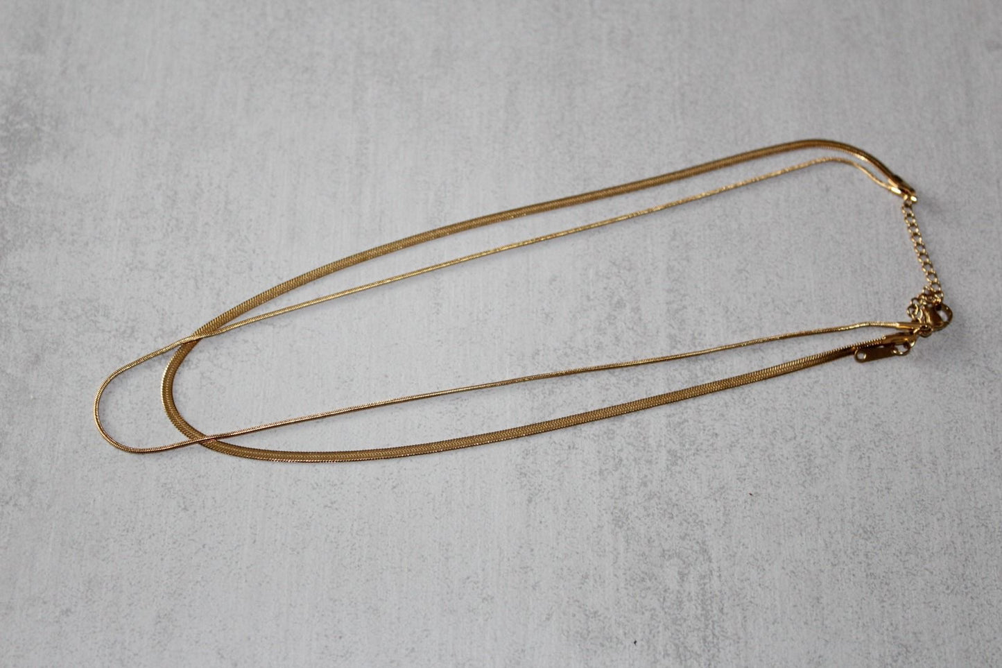 Collana Snake Piatta
