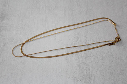 Collana Snake Piatta