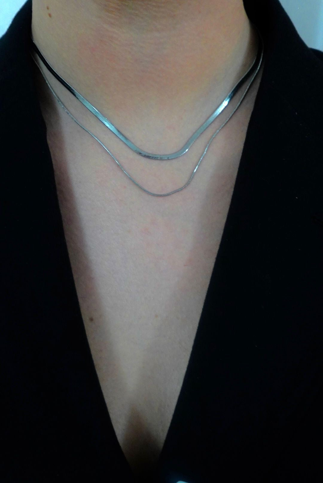 Collana Snake Piatta