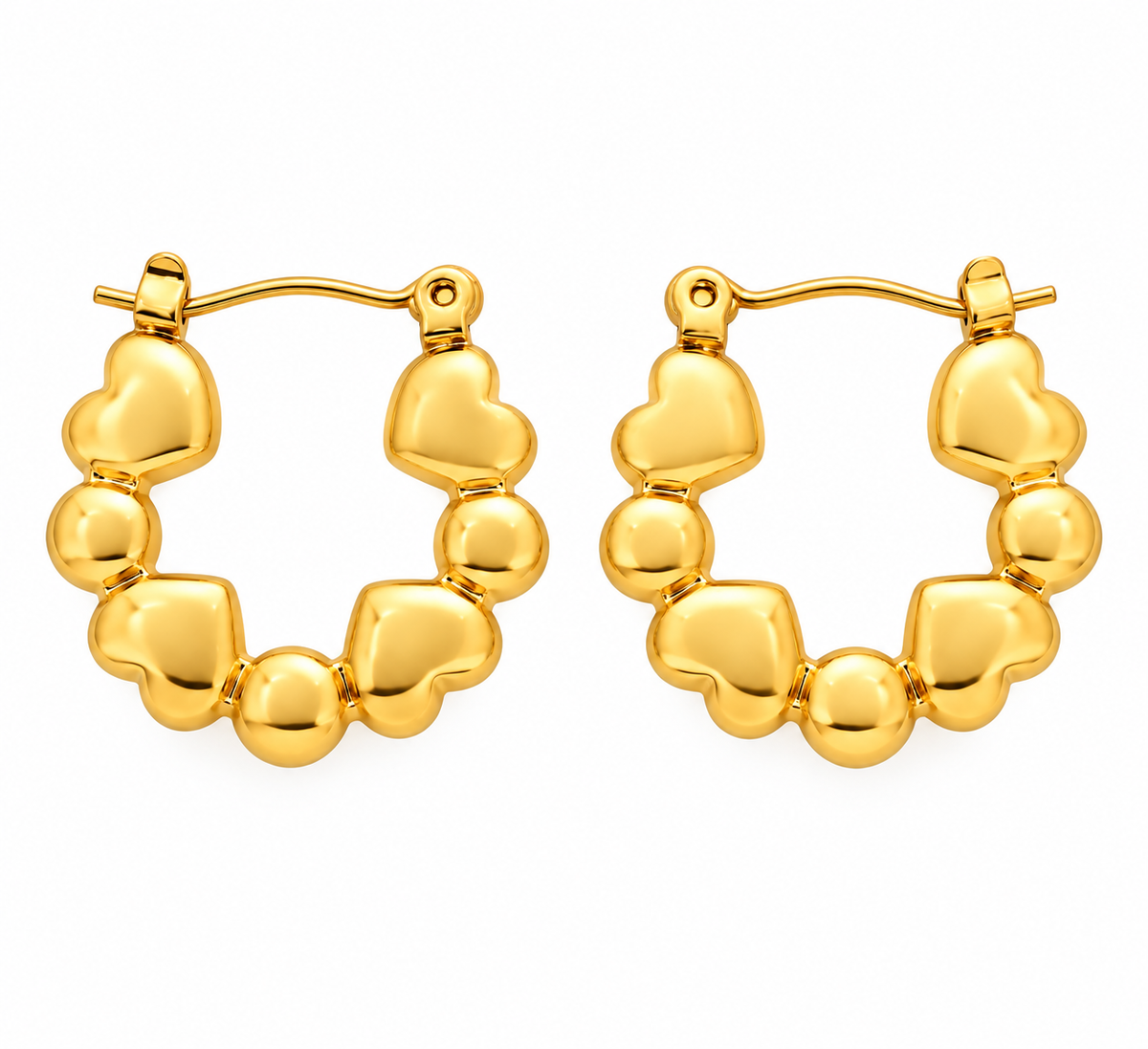 Orecchini 7 Cuori Piccoli