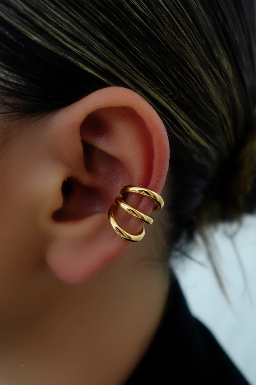 Ear Cuff Triplo Piccolo