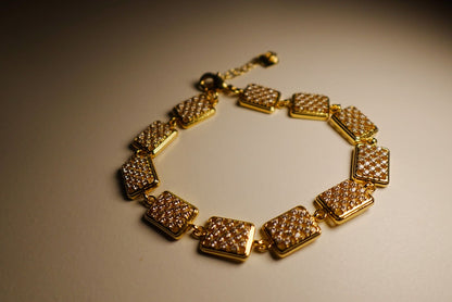 Bracciale a Maglia Rettangolare