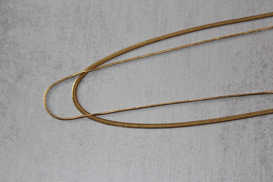 Collana Snake Piatta