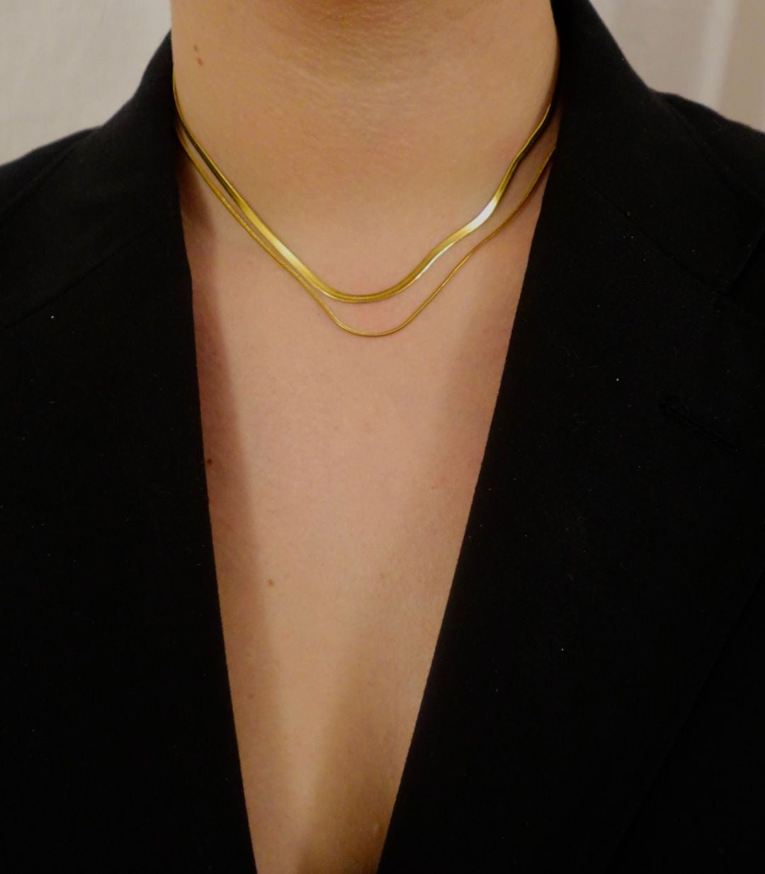 Collana Snake Piatta