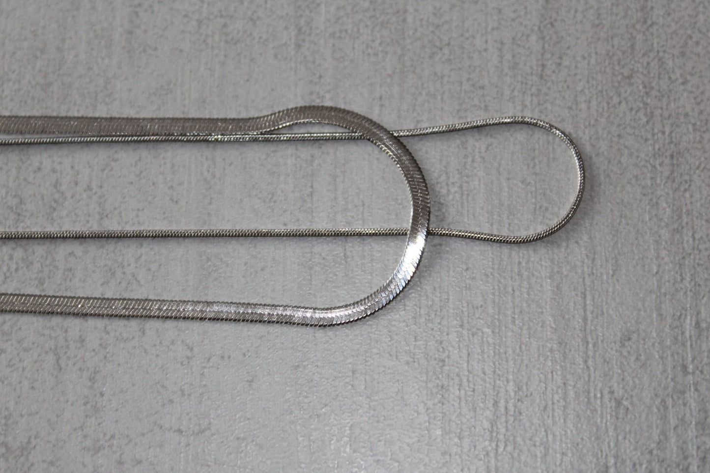 Collana Snake Piatta
