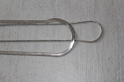 Collana Snake Piatta