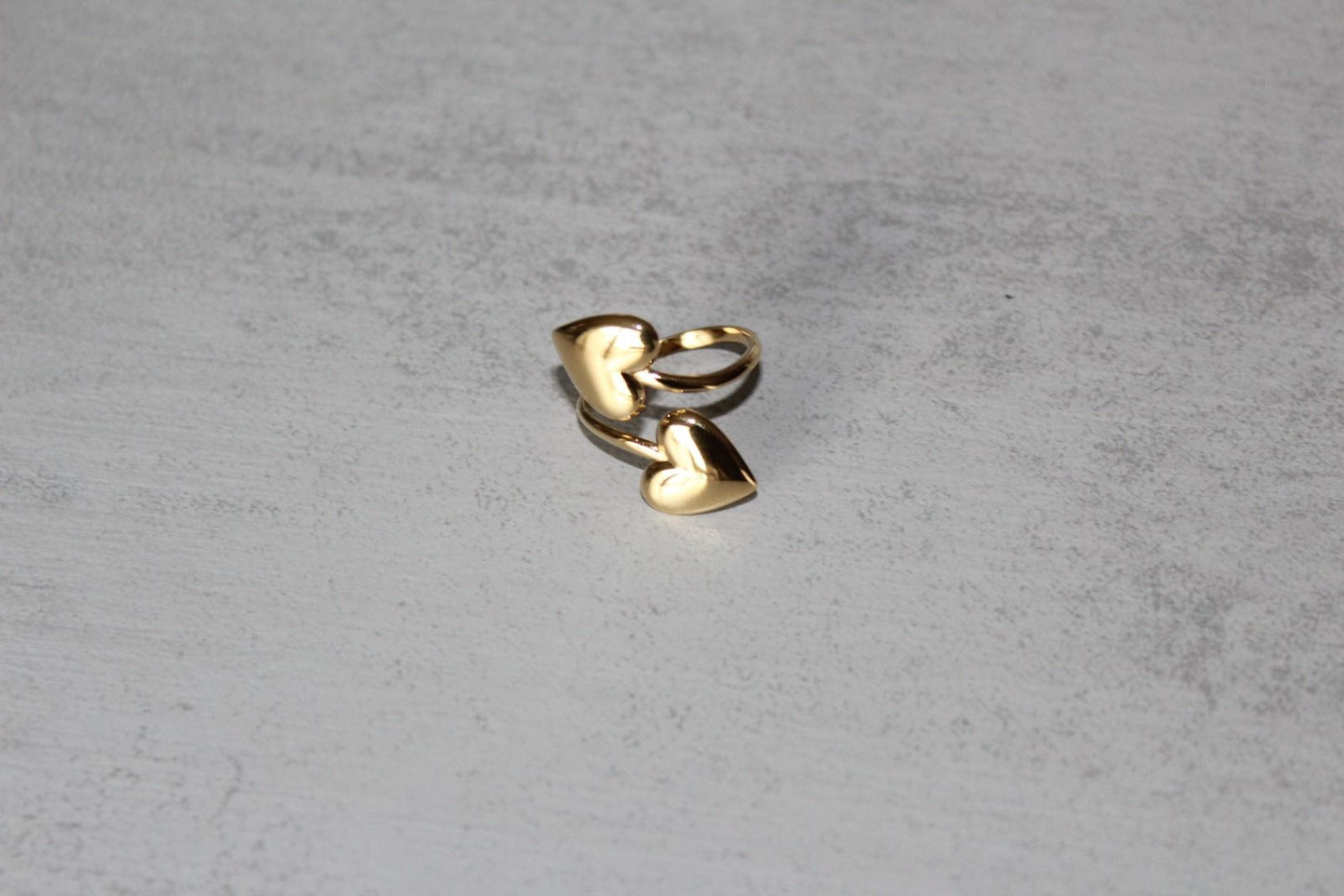 Anello Doppio Cuore