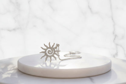 Collana Sole Griffato