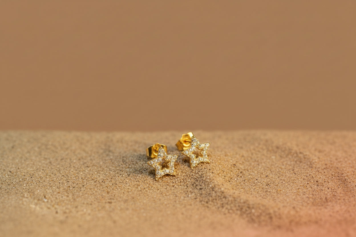Set di 6 Orecchini Star
