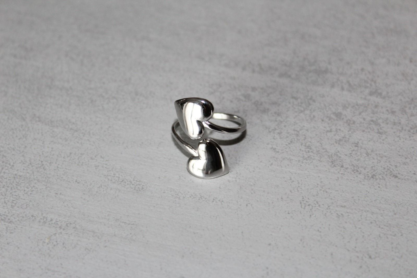 Anello Doppio Cuore