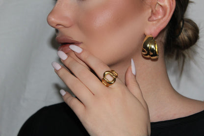 Anello Catena Tre Maglie